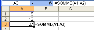 Formule et cellule