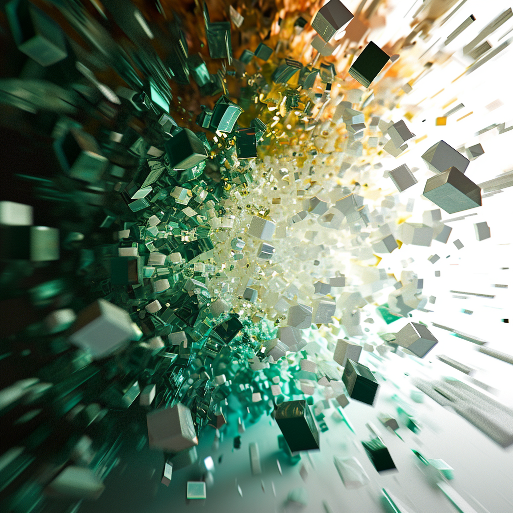 gmt7479_explosion_of_an_excel_spreadsheet._Each_cell_explode_as