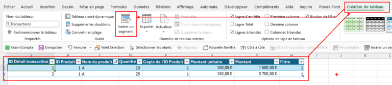 Les tableaux structurés dans Excel - XLérateur
